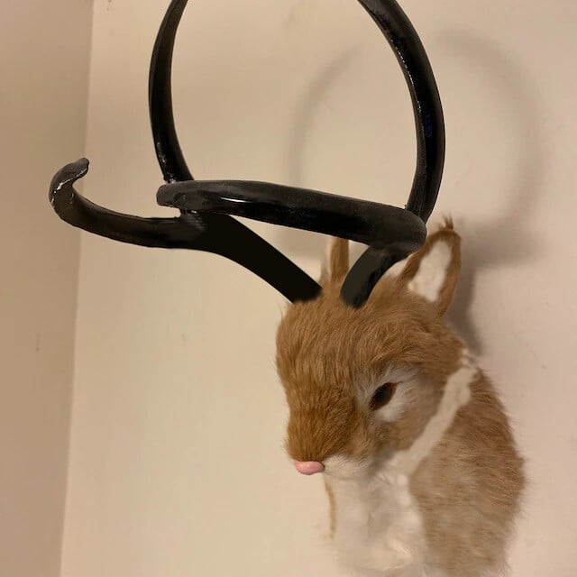 🐰Jackalope Wall-mounted Rabbit