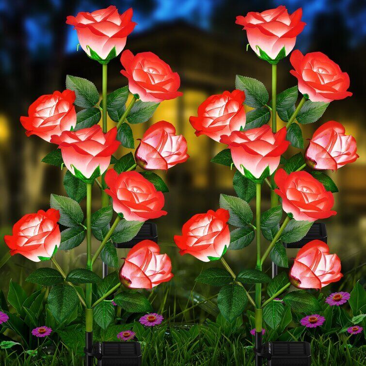 Solar Flower Stake Lights