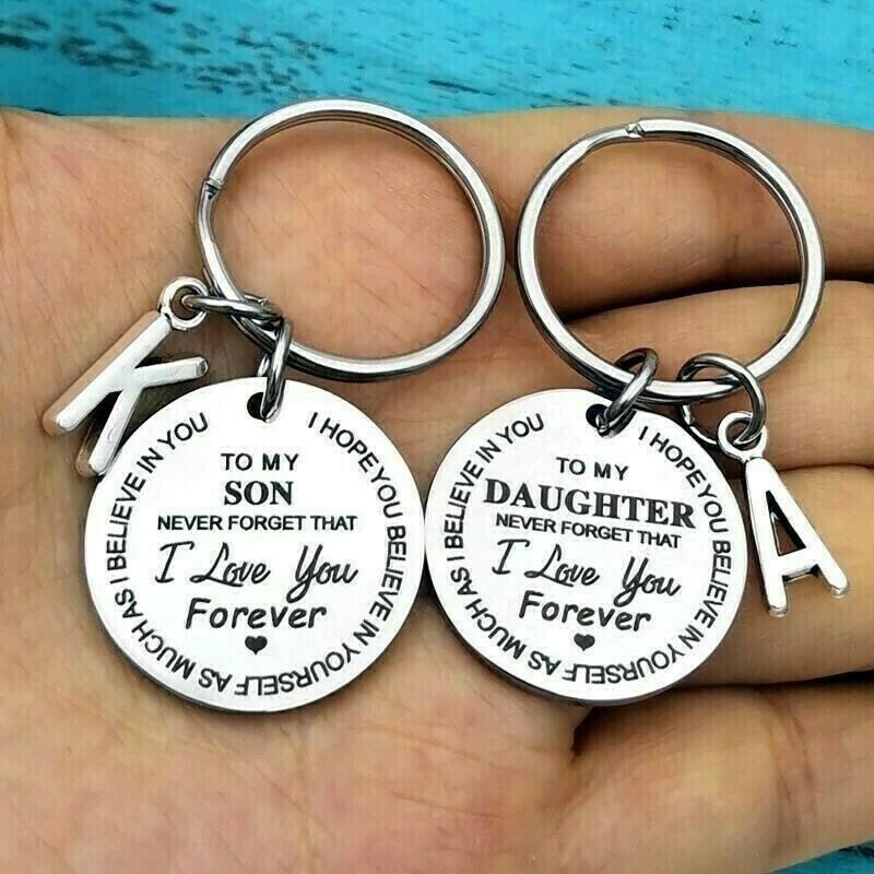 (Best Father Mother Gift)My Son / Daughter I Love You Forever Keychain