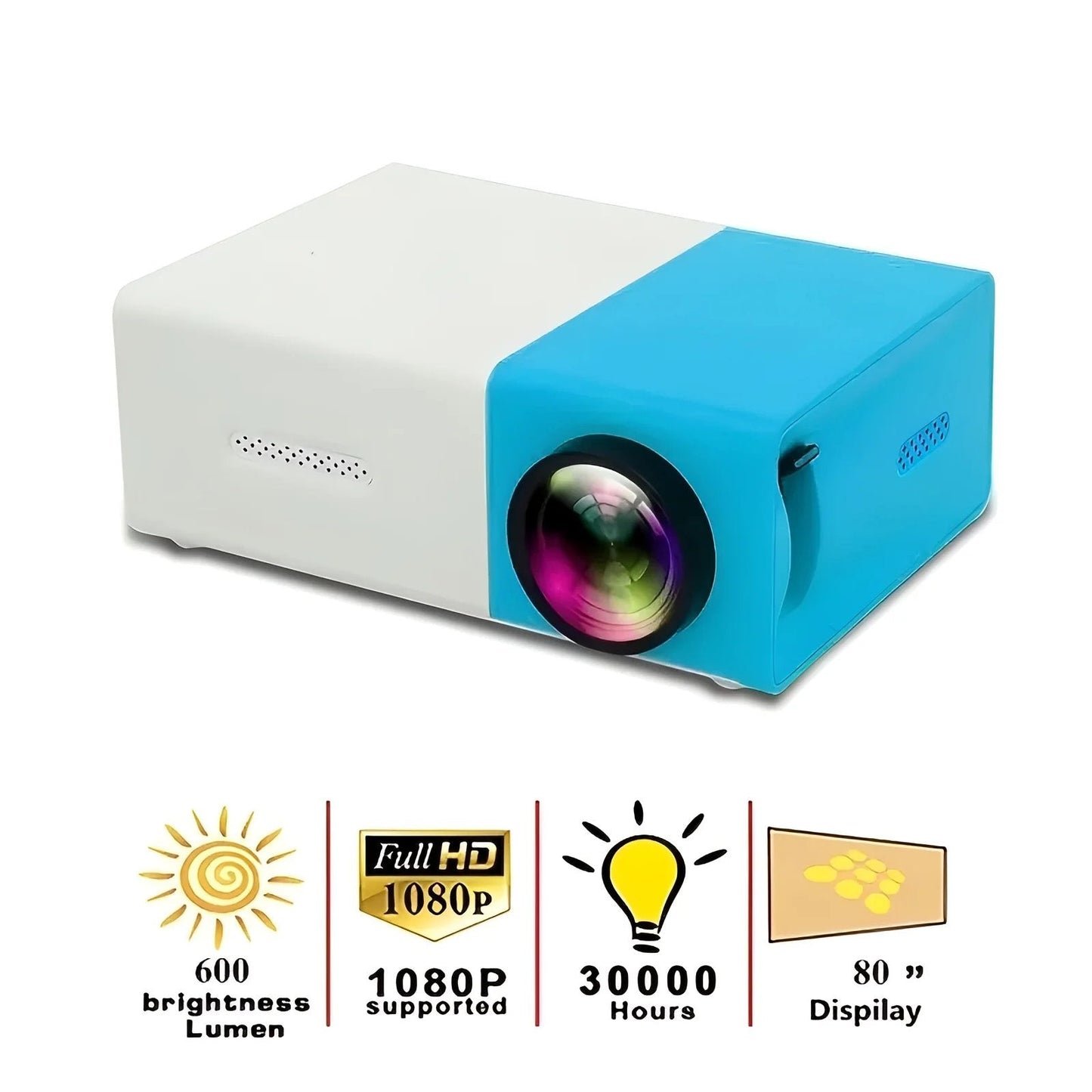 FREE SHIPPING ๐ Portable Mini LED Projector