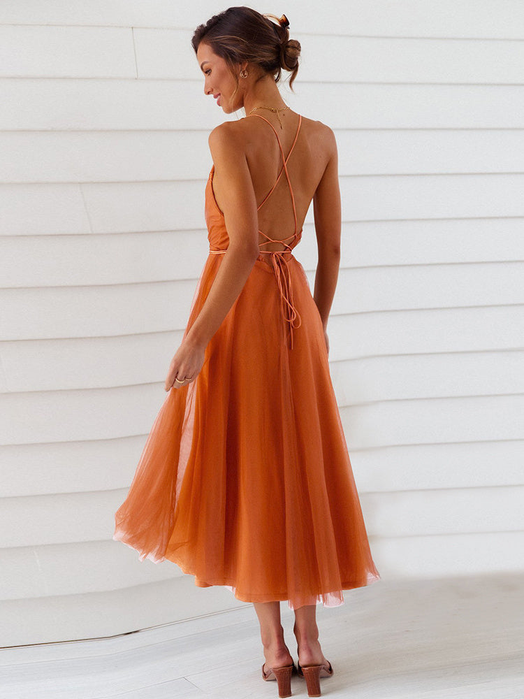 Women's New Summer Sexy Mesh Skirt
