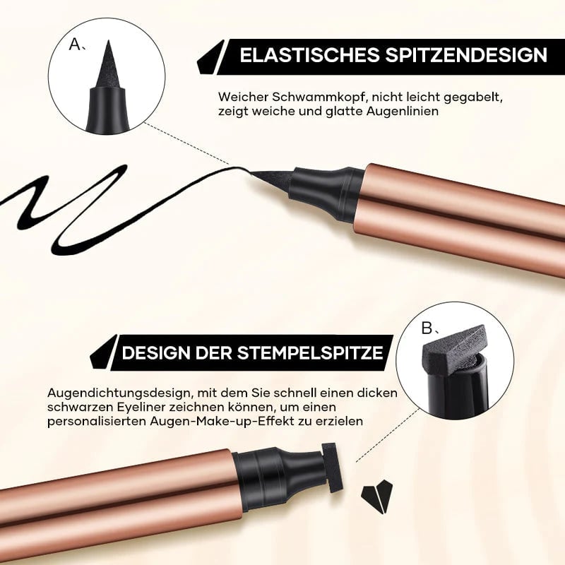 Seductive cat eye stamp eyeliner
