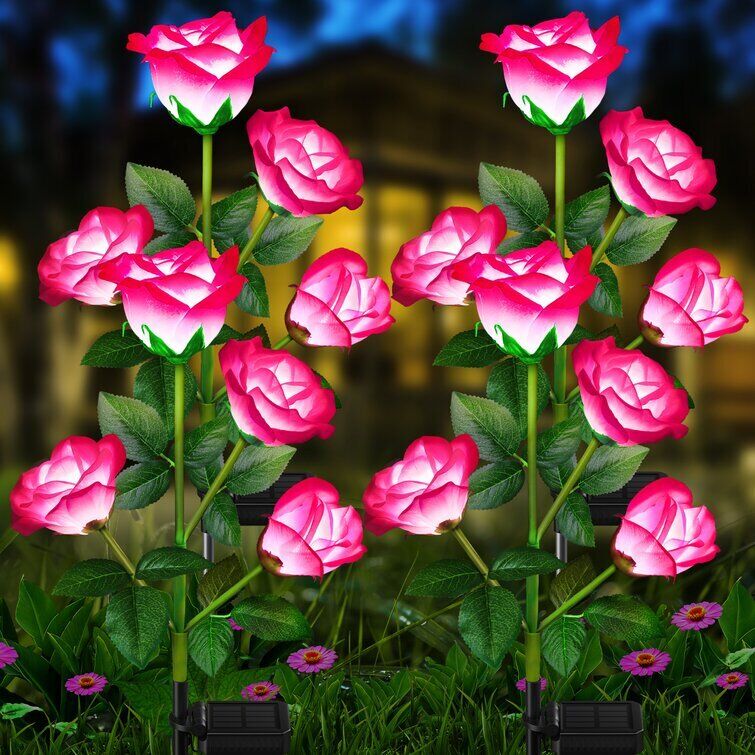 Solar Flower Stake Lights