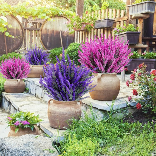 🌸Outdoor Artificial Lavender Flowers💐