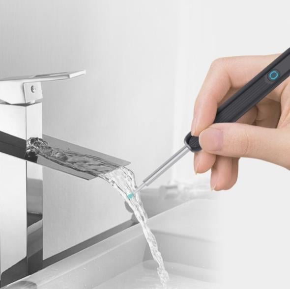 Clean Earwax - Wi -Fi Visible Wax Elimination Spoon,USB 1080P HD Load Otoscope