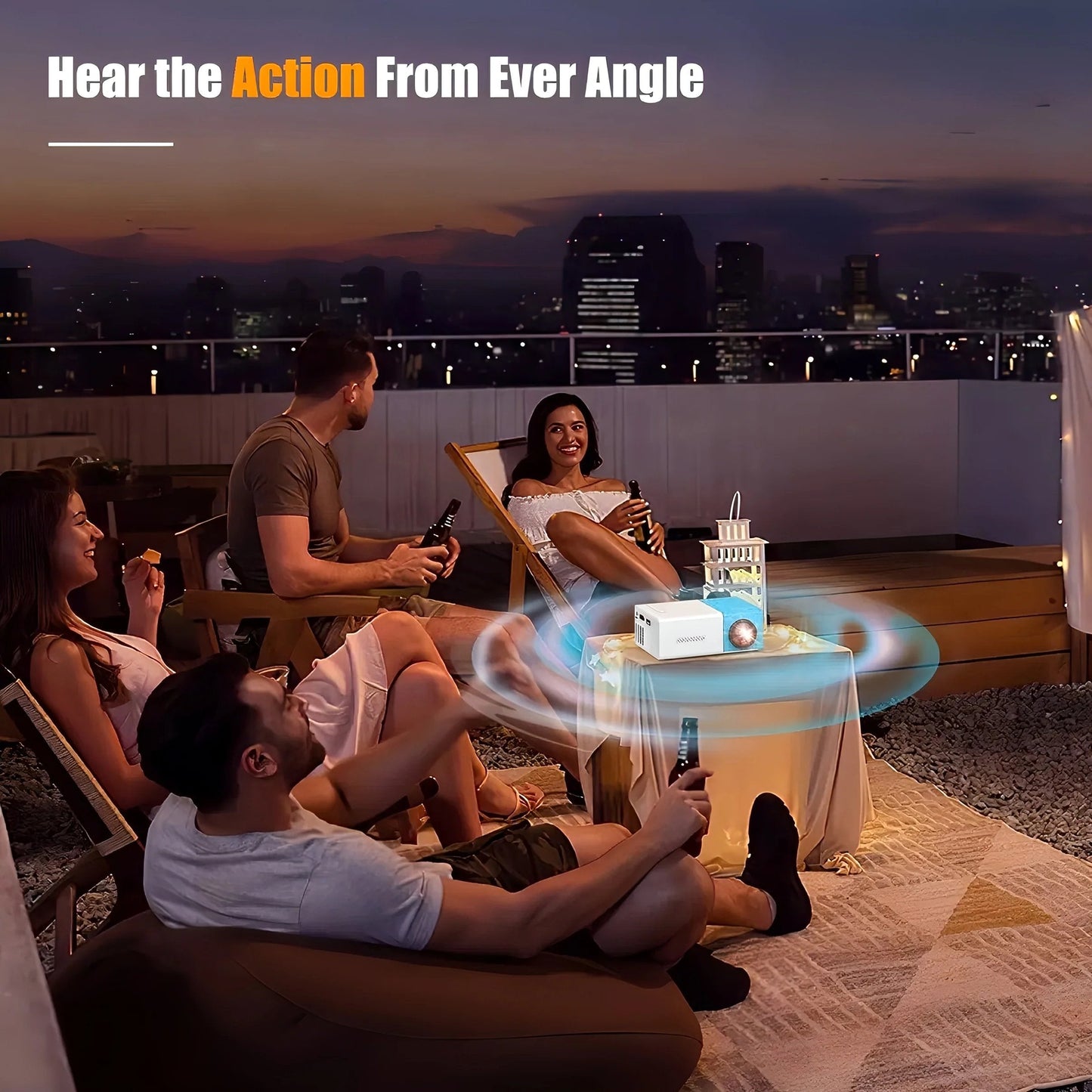 FREE SHIPPING ๐ Portable Mini LED Projector