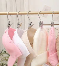 💥2023 Hot Sale💥Anti-rust Clip Space-saving Clothespin Hat Pants Storage Hanging Travel Hook