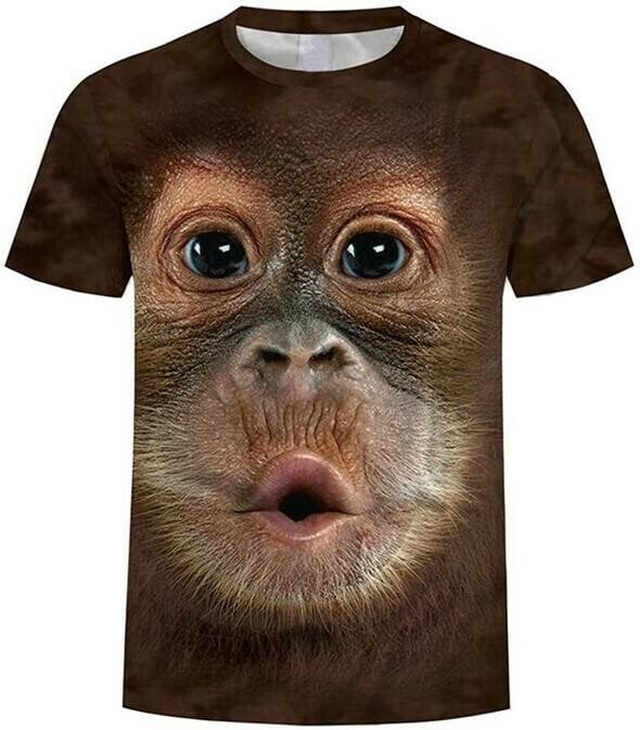 monkey T-shirt" that fits your figure