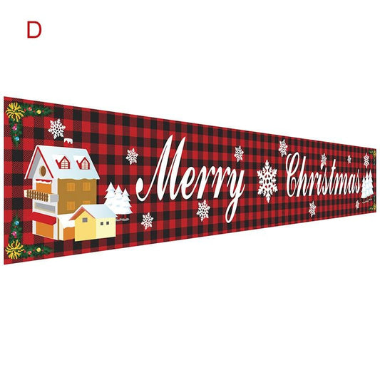 🧑‍🎄Christmas Hot Sale - Christmas Outdoor Banner Flag Pulling