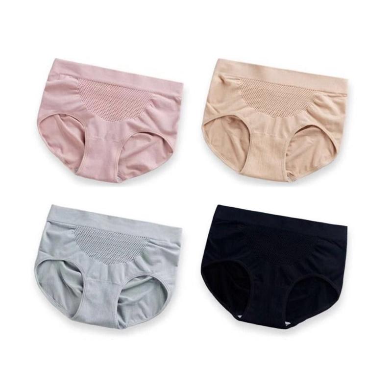 Breathable honeycomb women's briefs