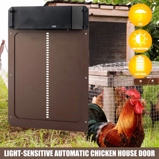(🎄Hot Sale🎄)-Poultry Farm Automatic Chicken House Door