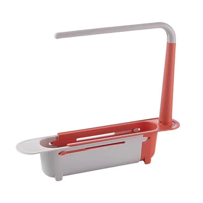 (🎁2023-Christmas Hot Sale🎁)Updated Telescopic Sink Storage Rack😊