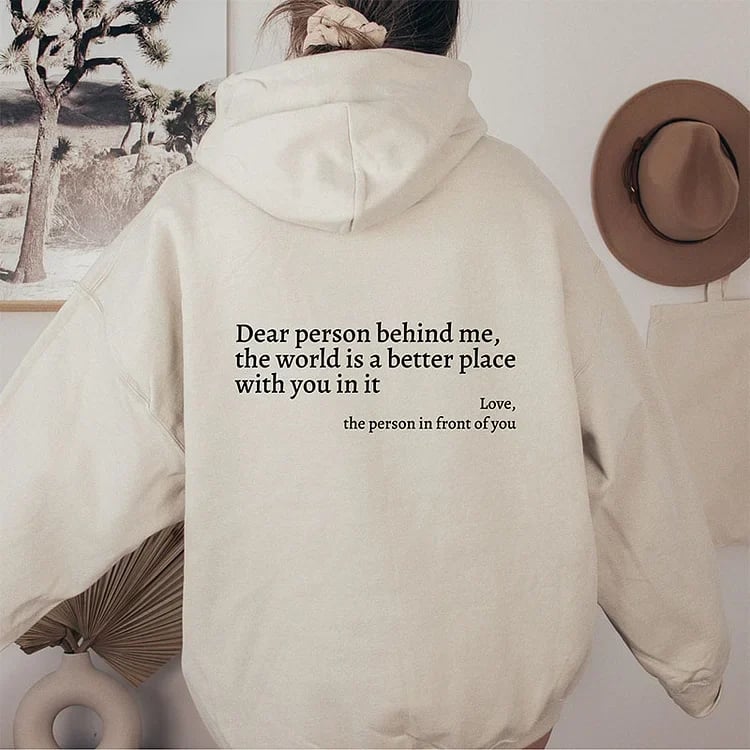 'Dear Person Behind Me' Sweatshirt(Buy 2 Get Free Shipping)