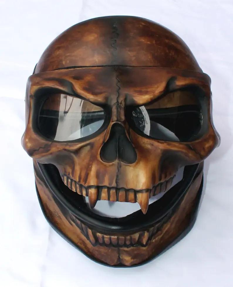 Necromancer Skull Helmet---decoration