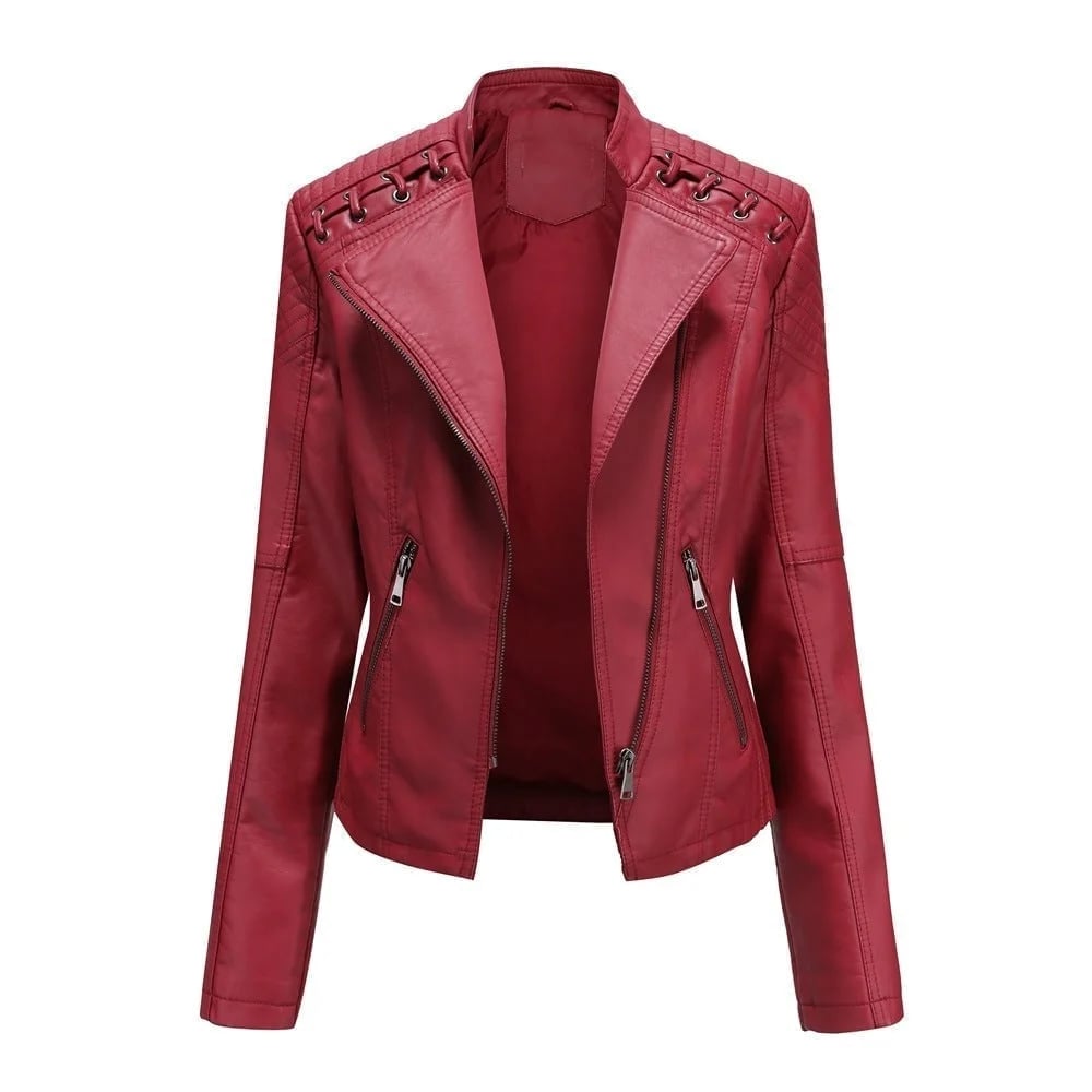 👚Special Sale 49%- Washed Leather Jacket