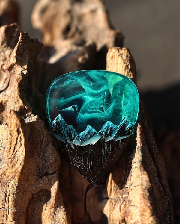 💝Northern Lights Guitar Pick - Best musician gift