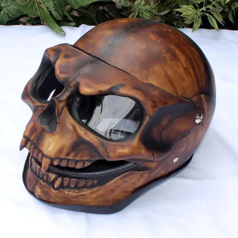 Necromancer Skull Helmet---decoration
