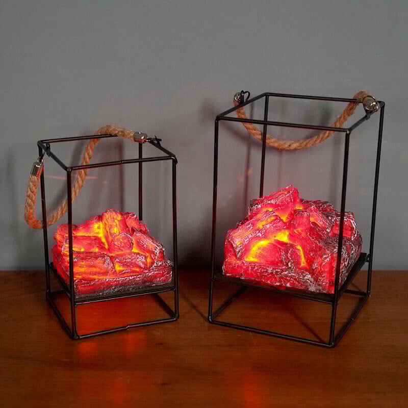 LED simulation light flame charcoal light