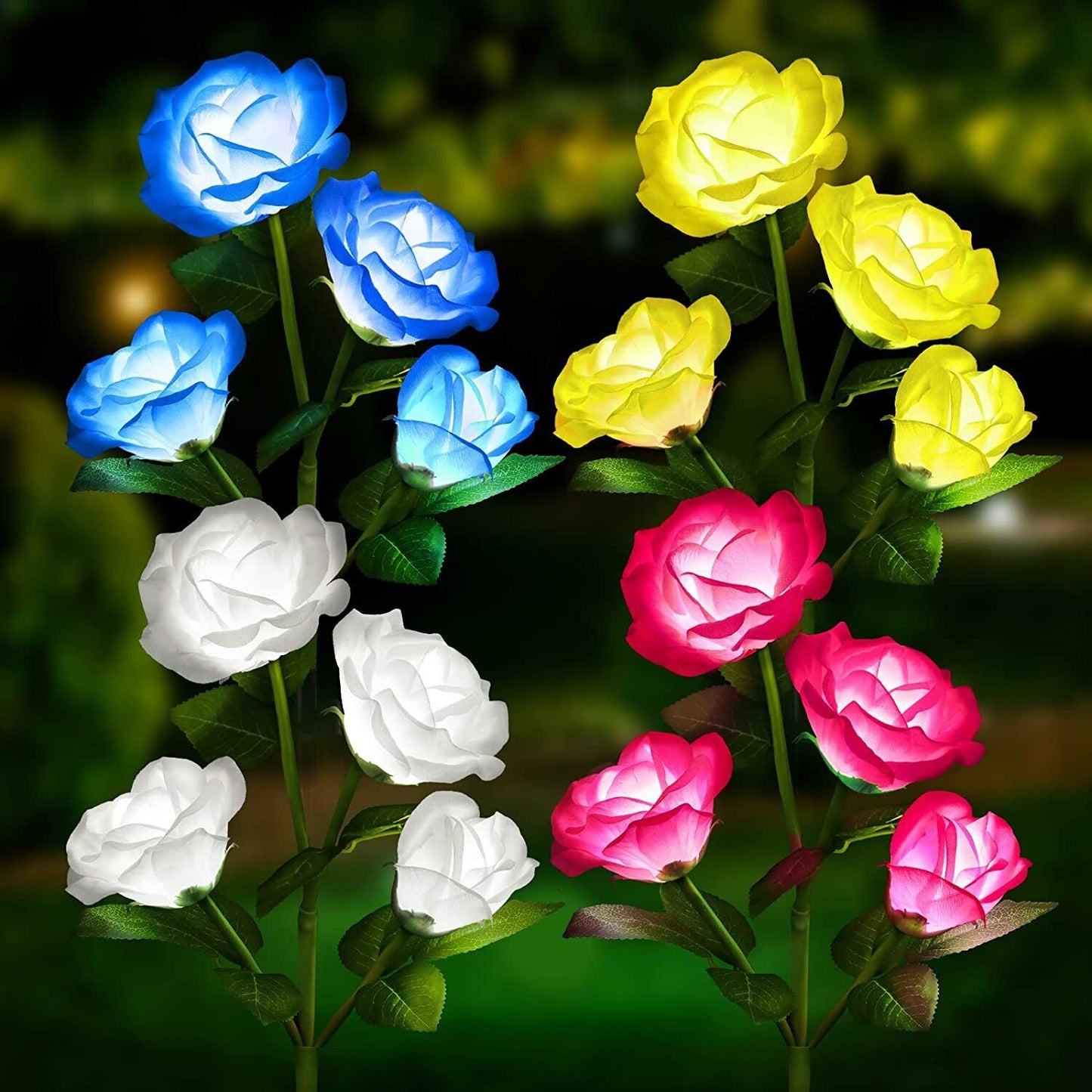 Solar Flower Stake Lights