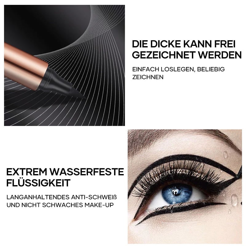 Seductive cat eye stamp eyeliner