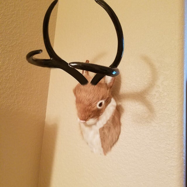 🐰Jackalope Wall-mounted Rabbit