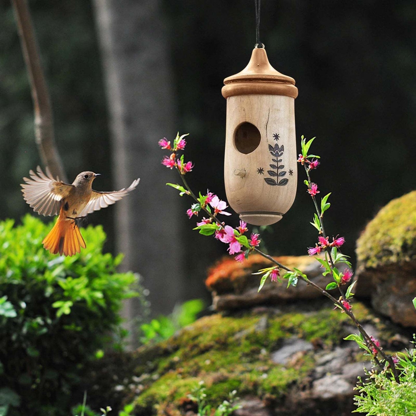 💕Wooden Hummingbird House-Gift for Nature Lovers🔥🔥