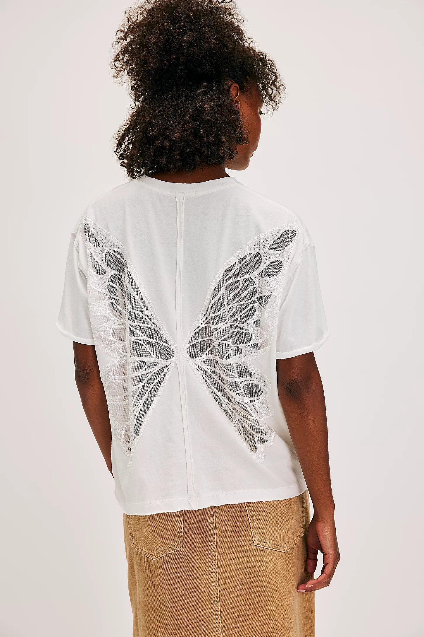 Butterfly Backless Shirt