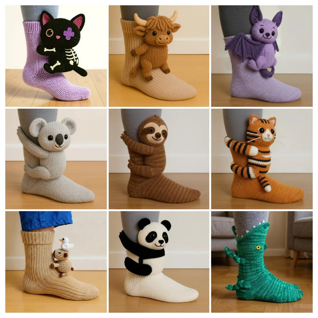 🔥HOT SALE🦥3D Animal Socks