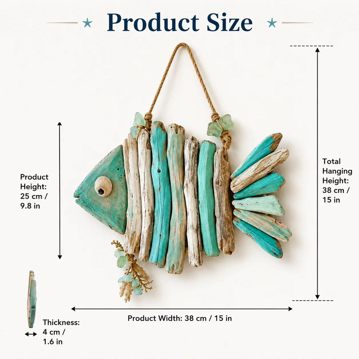 🎉Lighted Coastal Fish Wall Decor