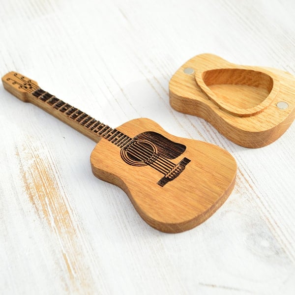 🎁Wooden Acoustic Guitar Pick Box🎸 – lionclay