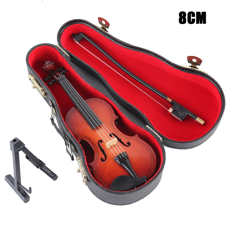 🎄 Mini Violin Model Ornament – Exquisite Detail, Perfect for Graduation Gift & Holiday Decor ✨📦