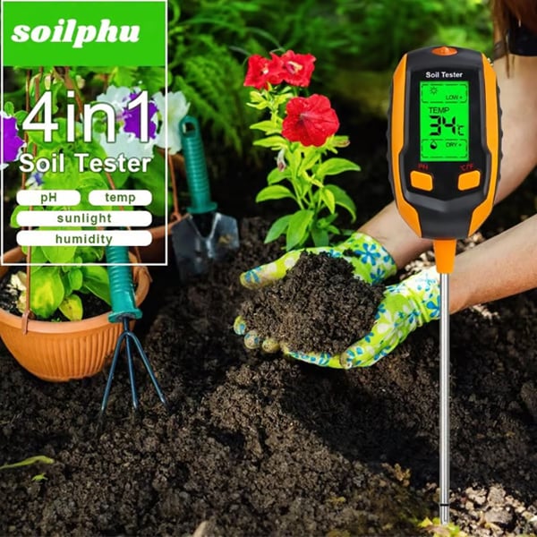 🔥🌱4-in-1 Soil Moisture Meter Digital