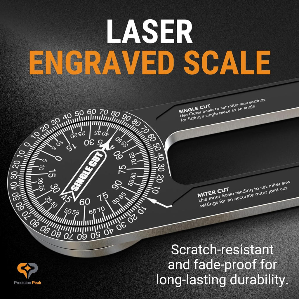 7-Inch Aluminum Alloy Miter Saw Protractor