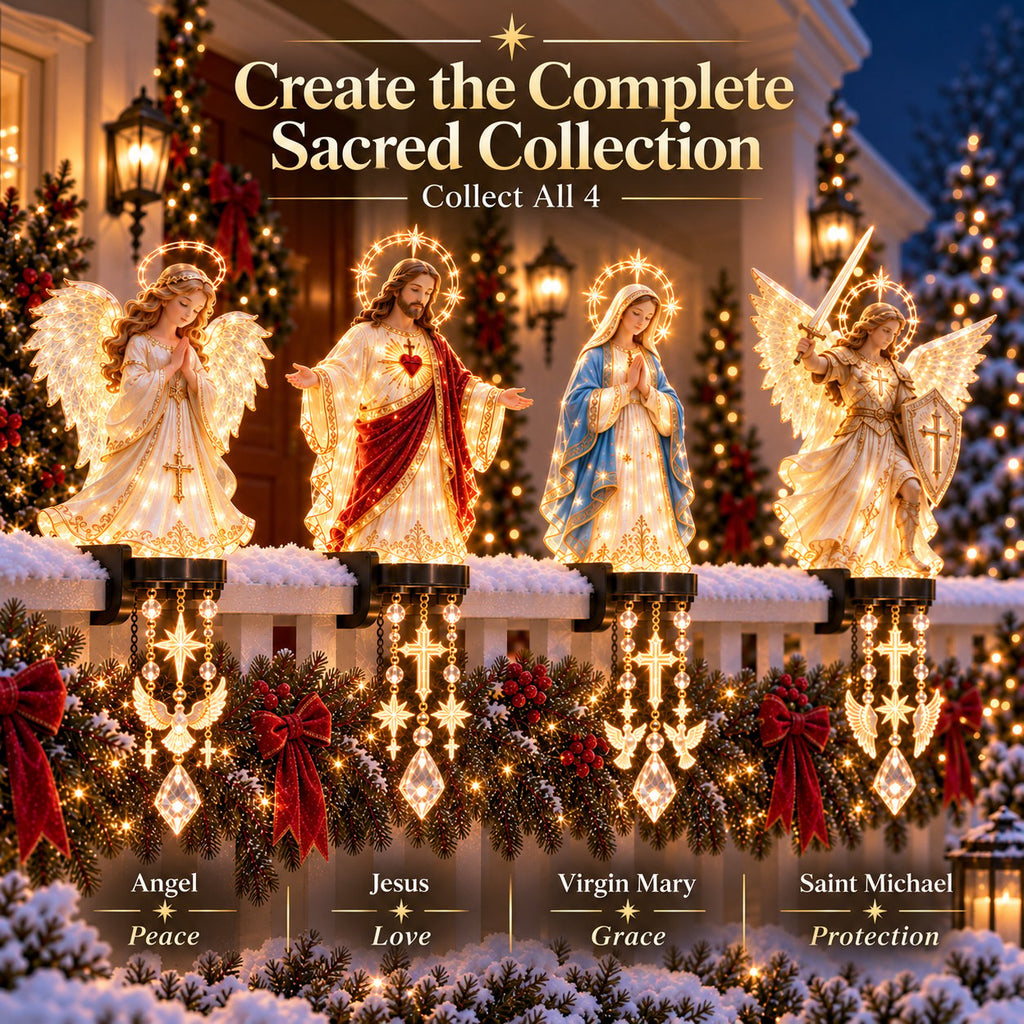 🎁🔥✨ Sacred Christmas Railing Lights