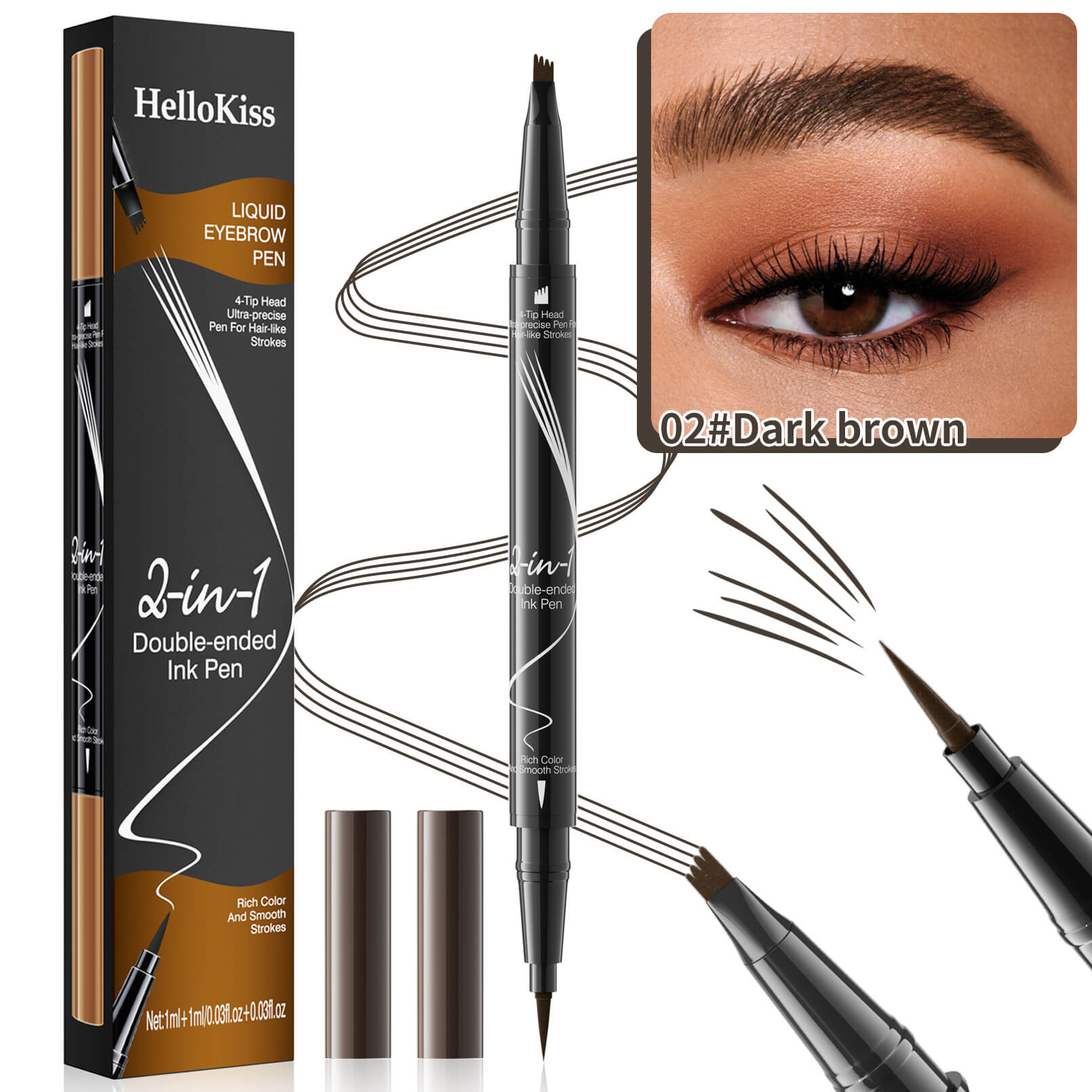 🔥BUY 1 GET 1 FREE💖Microblading Eyebrow Pencil 💥EACH ONLY $8.5💥