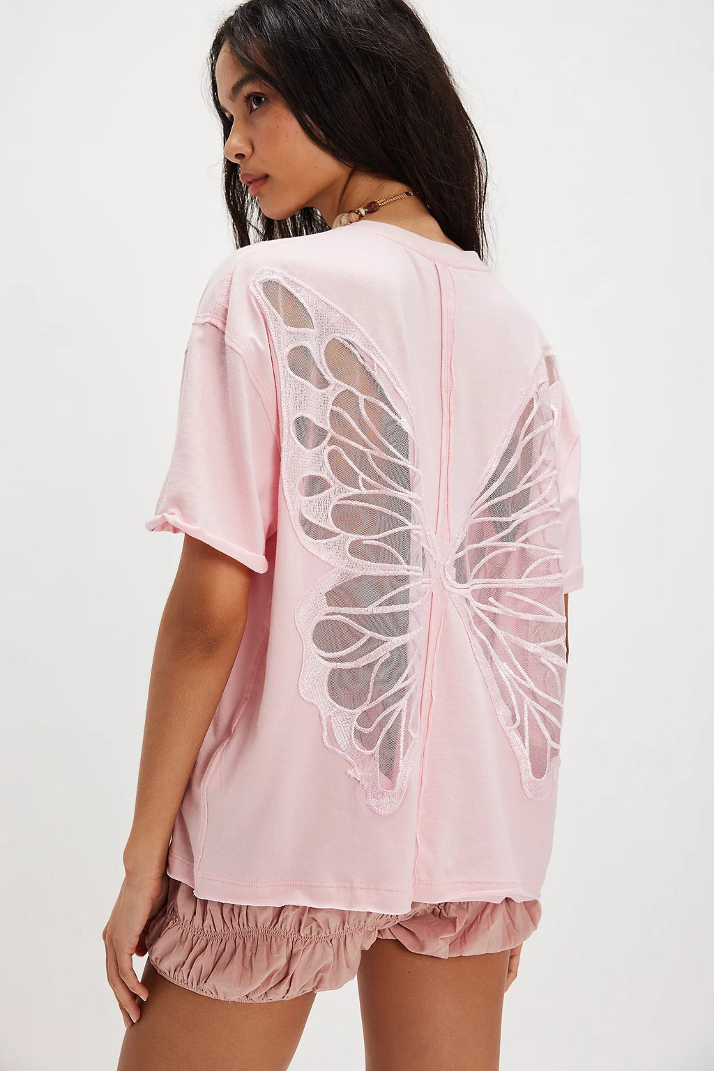 Butterfly Backless Shirt