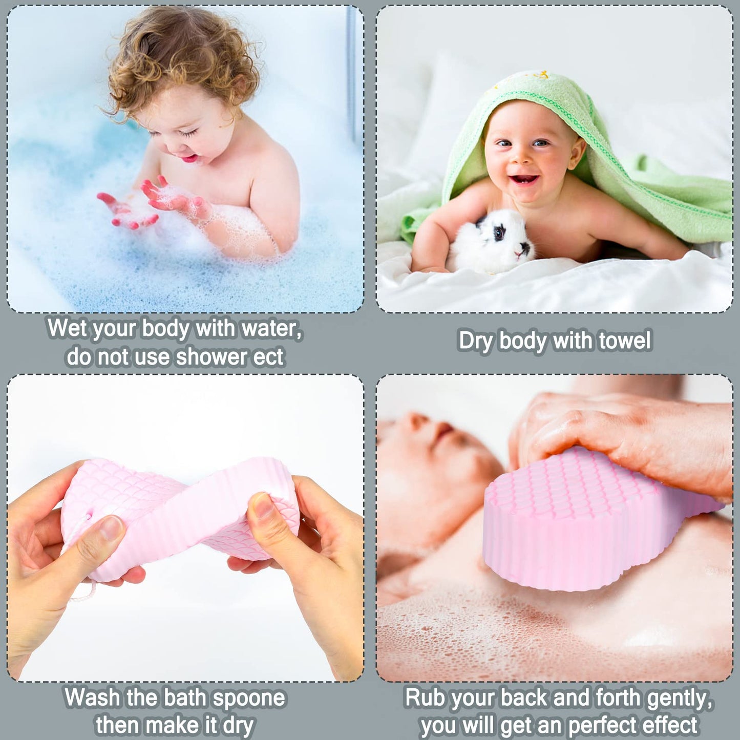🎁 Super Soft Exfoliating Bath Sponge