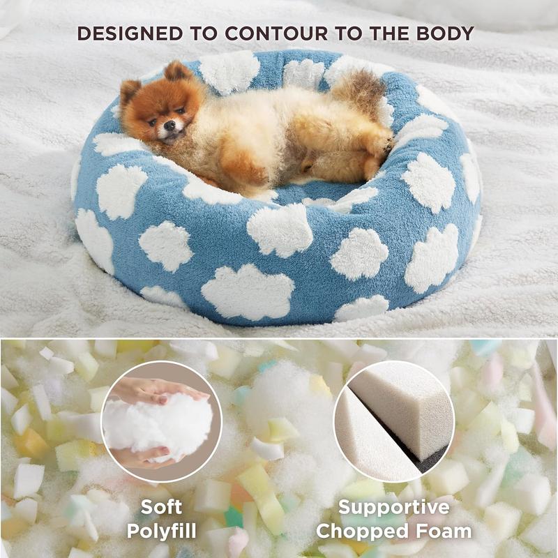 (🔥HOT SALE NOW 49% OFF) - Dog/Cat Bed, Cute Calming Bed for Dog/Cat, Small/Medium/Large Round Pet Bed for Indoor