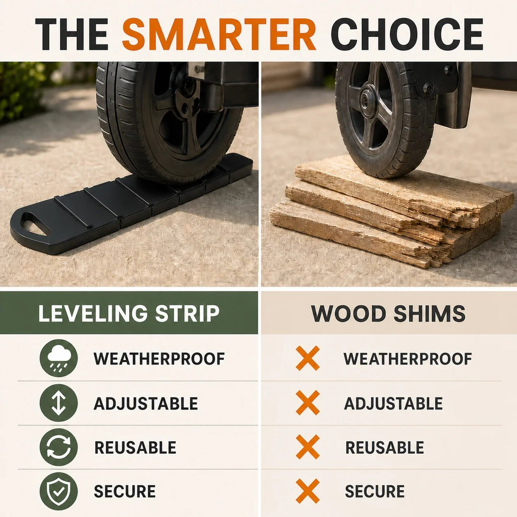 🎉Stop the Wobble—Level Any Grill in Seconds, Tool-Free