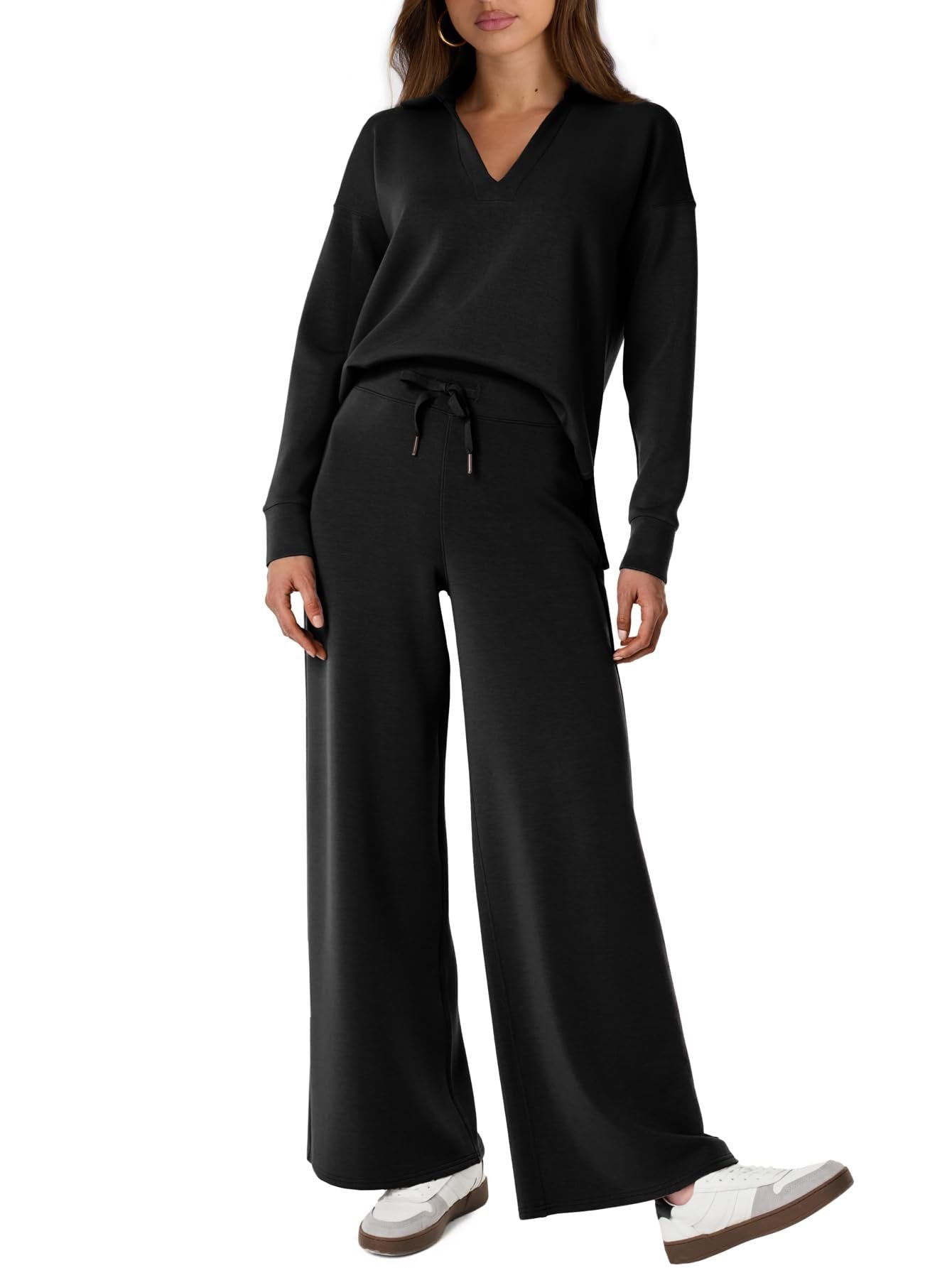 🔥Last Day Free Shipping-Women's 2 Piece Sets Outfits Casual Long Sleeve Sweatsuits Sets