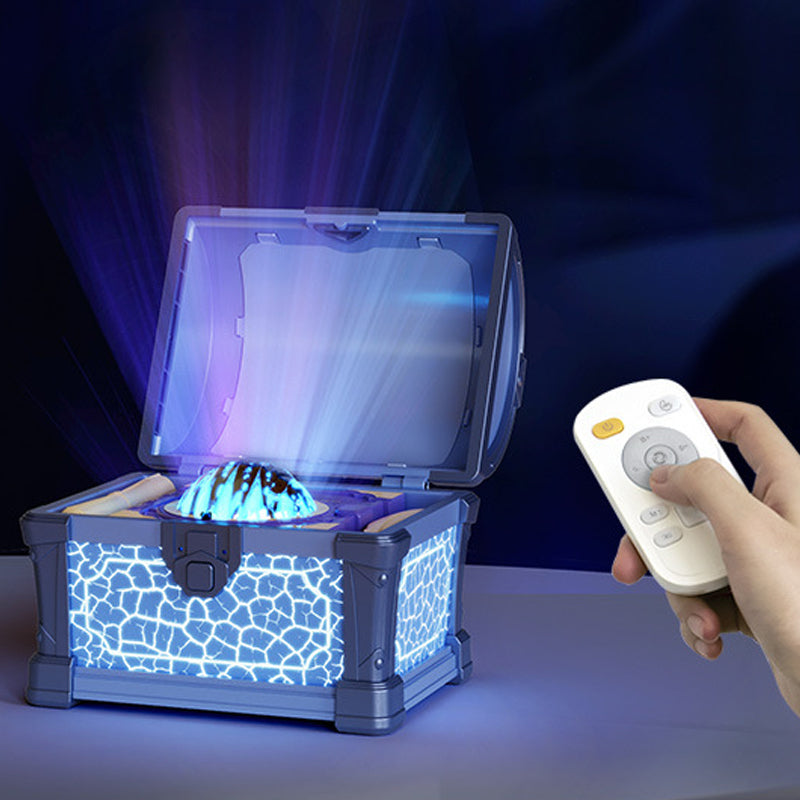 ✨[Treasure Chest Aurora Projection Night Light]✨