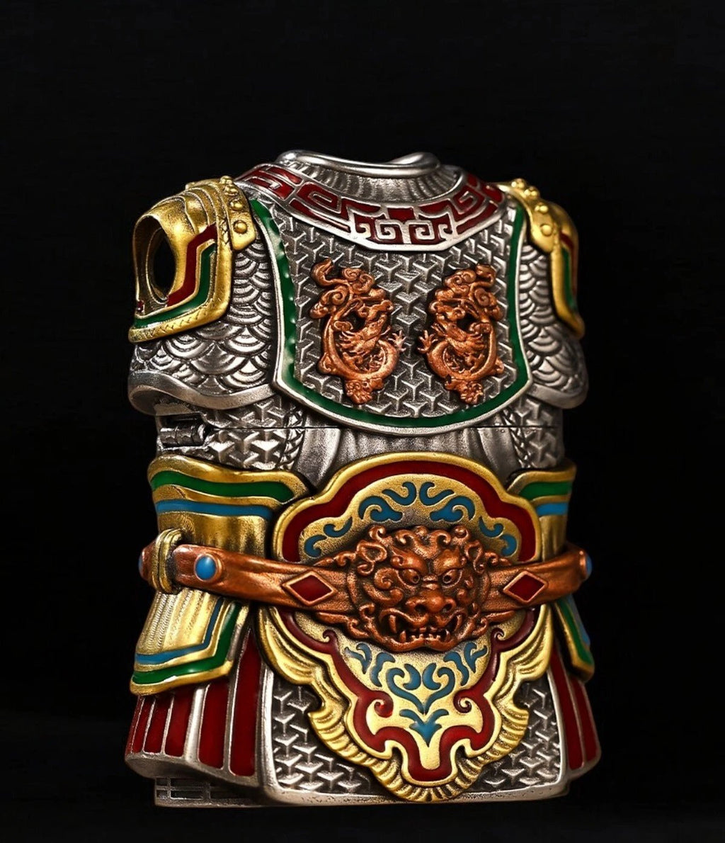 Zippo Lighter Luminous Heavy Armor Ever-Victorious General Hand-Made Ornaments
