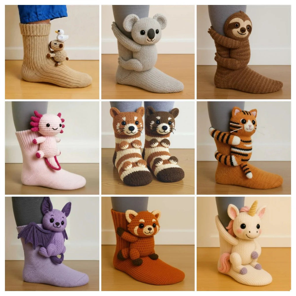 🔥HOT SALE🦥3D Animal Socks