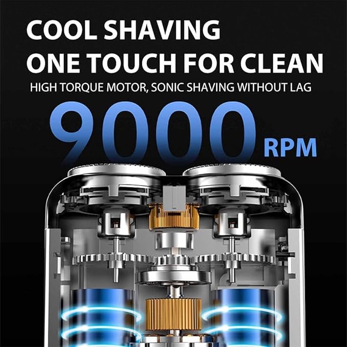 ✨Portable Rotary Dual Ring Electric Shaver