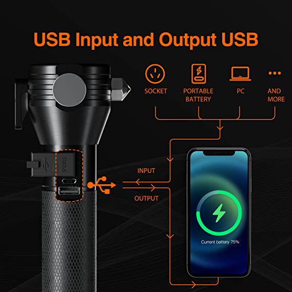 10-In-1 Solar Power Multi-Function Tactical Flashlight📢📢 Flash⚡ sale: ends in 3 hours! ⏰⏰