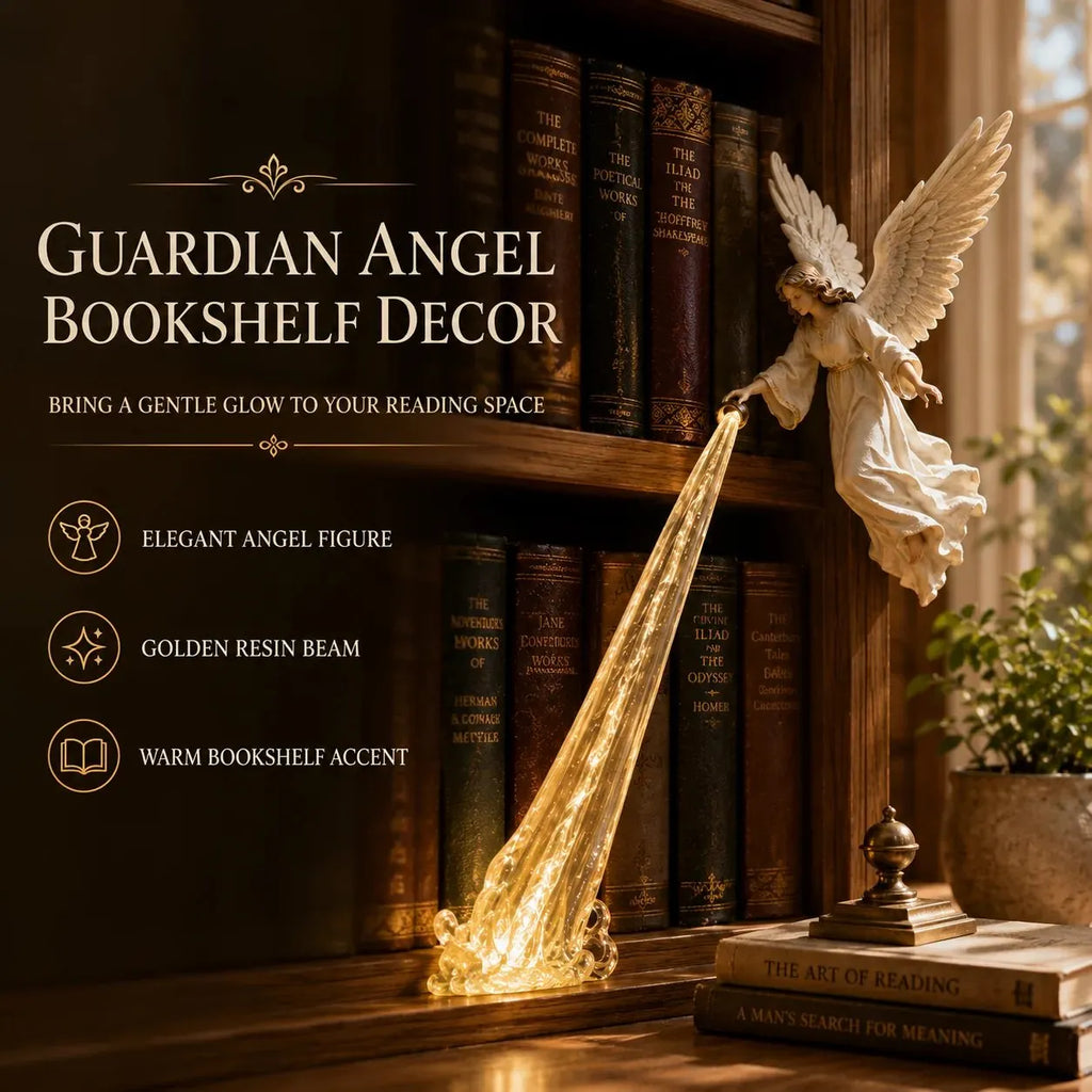 🎉🎁 Heavenly Guardian — Angel Beam Bookshelf Decor