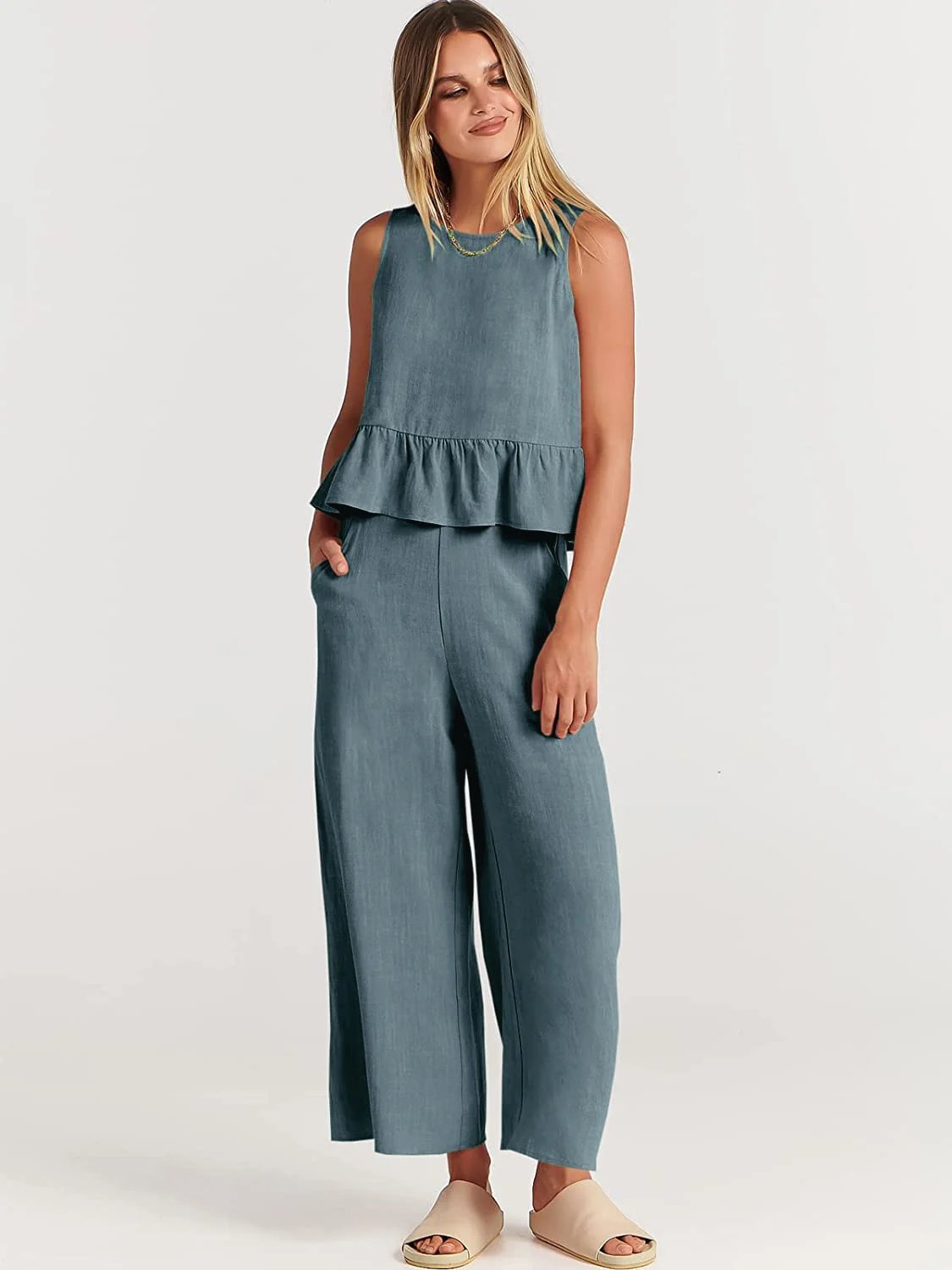 WOMEN'S SUMMER CASUAL 2 PIECE SET