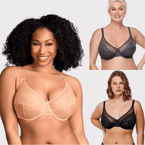 🔥🔥🔥Unlined Comfort Unpadded Full Coverage Underwire Minimizer Bra