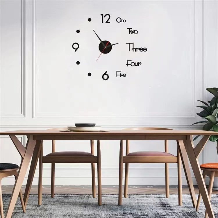 🔥MODERN DIY PUNCH-FREE WALL CLOCK