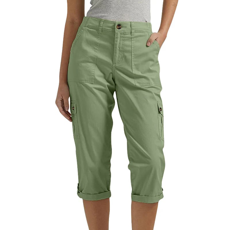 🔥Women's High Elasticity Multi-pocket Casual Shorts